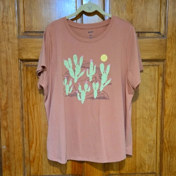 Sonoma Tops - Sonoma Peach Cotton Blend T-Shirt
